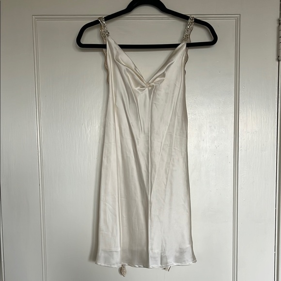 Sisters The Label White Satin Dress - Picture 1 of 5